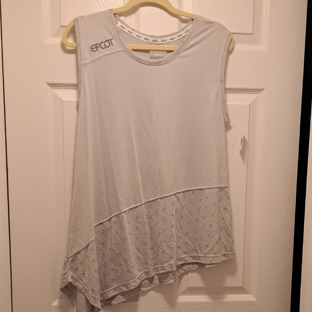 Women's Gray Disney-Epcot Sleeveless Top